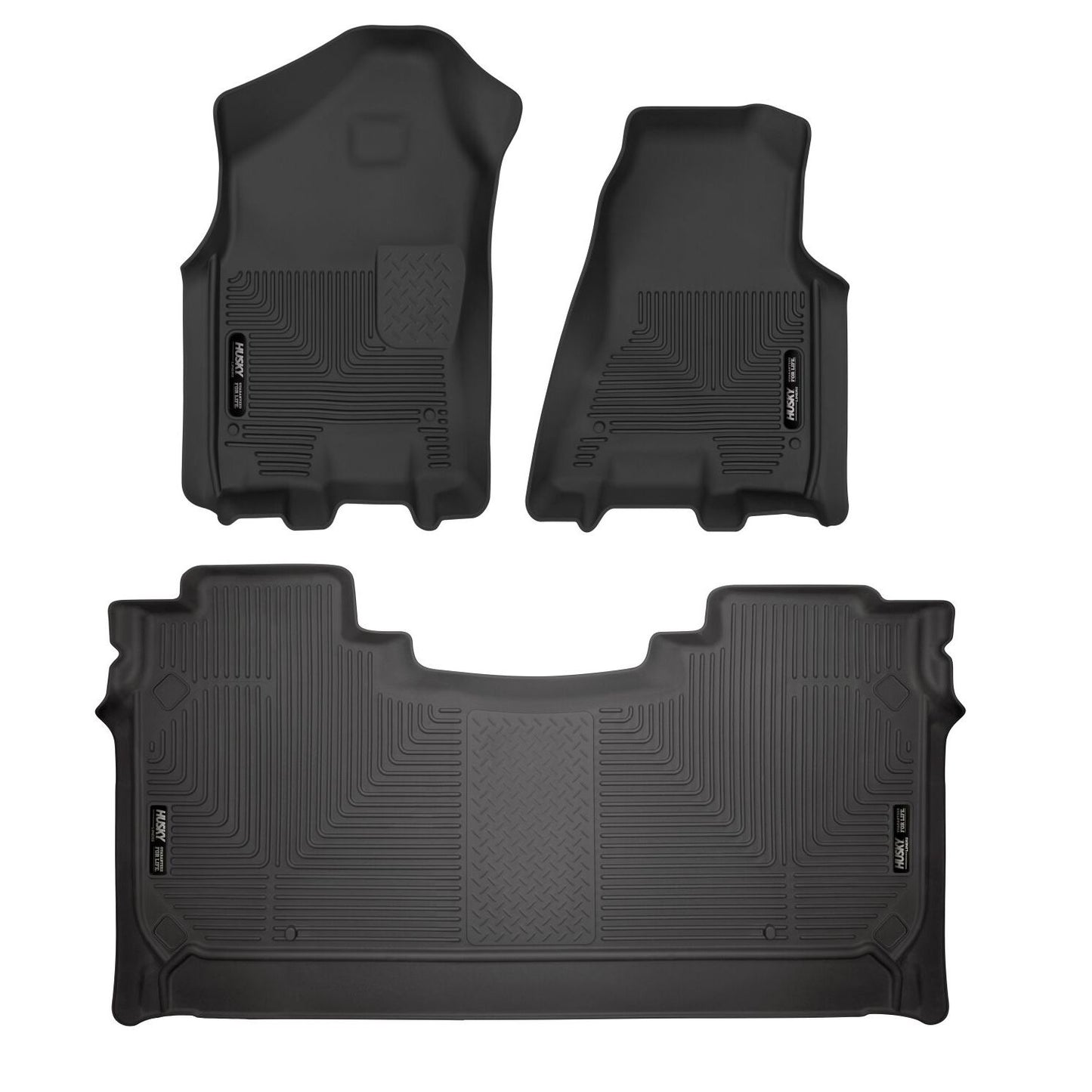 Husky Liners | Weatherbeater Front & 2nd Seat Floor Liners For 2019-2024 RAM 1500 Husky Liners | 94001 product image.