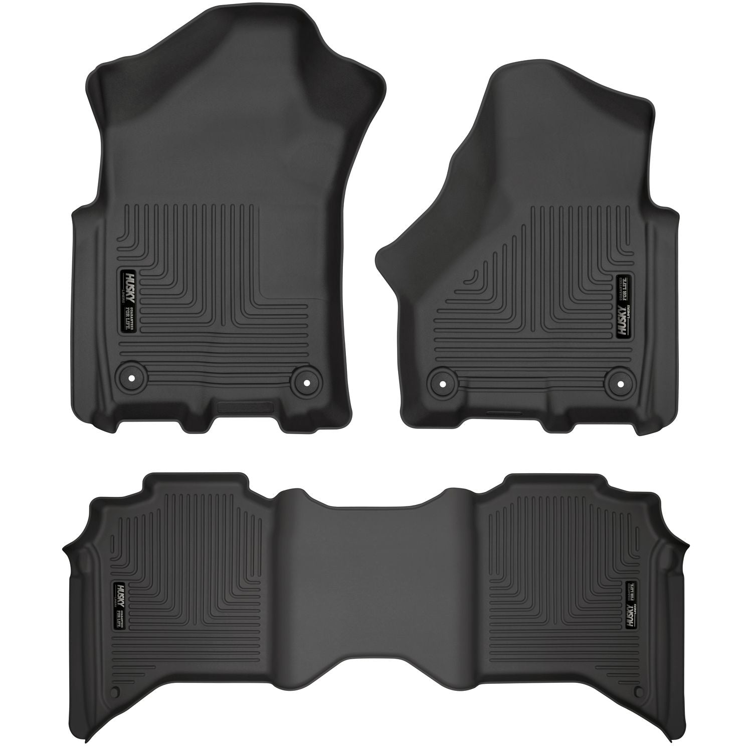 Husky Liners | Weatherbeater Front & 2nd Seat Floor Liners For 2019-2024 RAM 2500/3500 Husky Liners | 94111 image