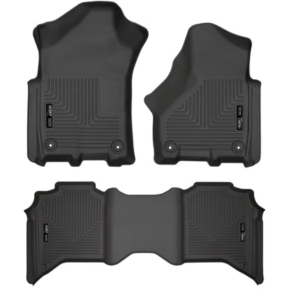 Husky Liners | Weatherbeater Front & 2nd Seat Floor Liners For 2019-2024 RAM 2500/3500 Husky Liners | 94111 image
