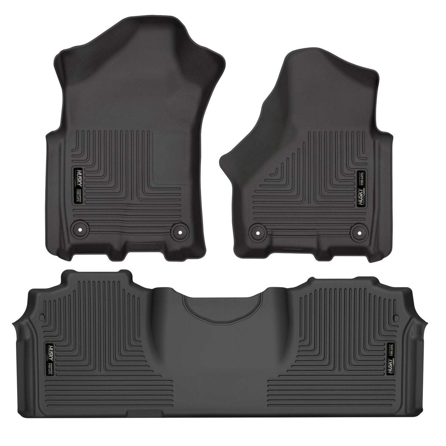 Husky Liners | Weatherbeater Front & 2nd Seat Floor Liners For 2019-2024 RAM 2500/3500 Husky Liners | 94131