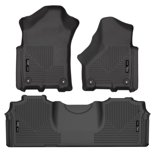 Husky Liners | Weatherbeater Front & 2nd Seat Floor Liners For 2019-2024 RAM 2500/3500 Husky Liners | 94131