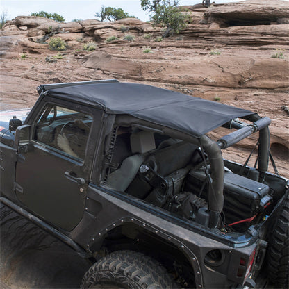 SMITTYBILT | Extended Top Black Diamond 2007-2018 Jeep Wrangler Jeep JK 2 Door Smittybilt |94135