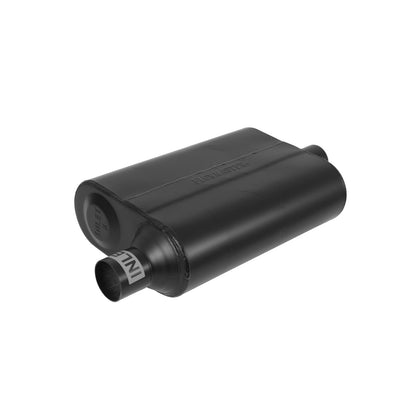 FLOWMASTER 40 Series Delta Flow Chambered Muffler 40 Delta Flow 2.00 Offset In 2.00 Center Out Aggressive Sound