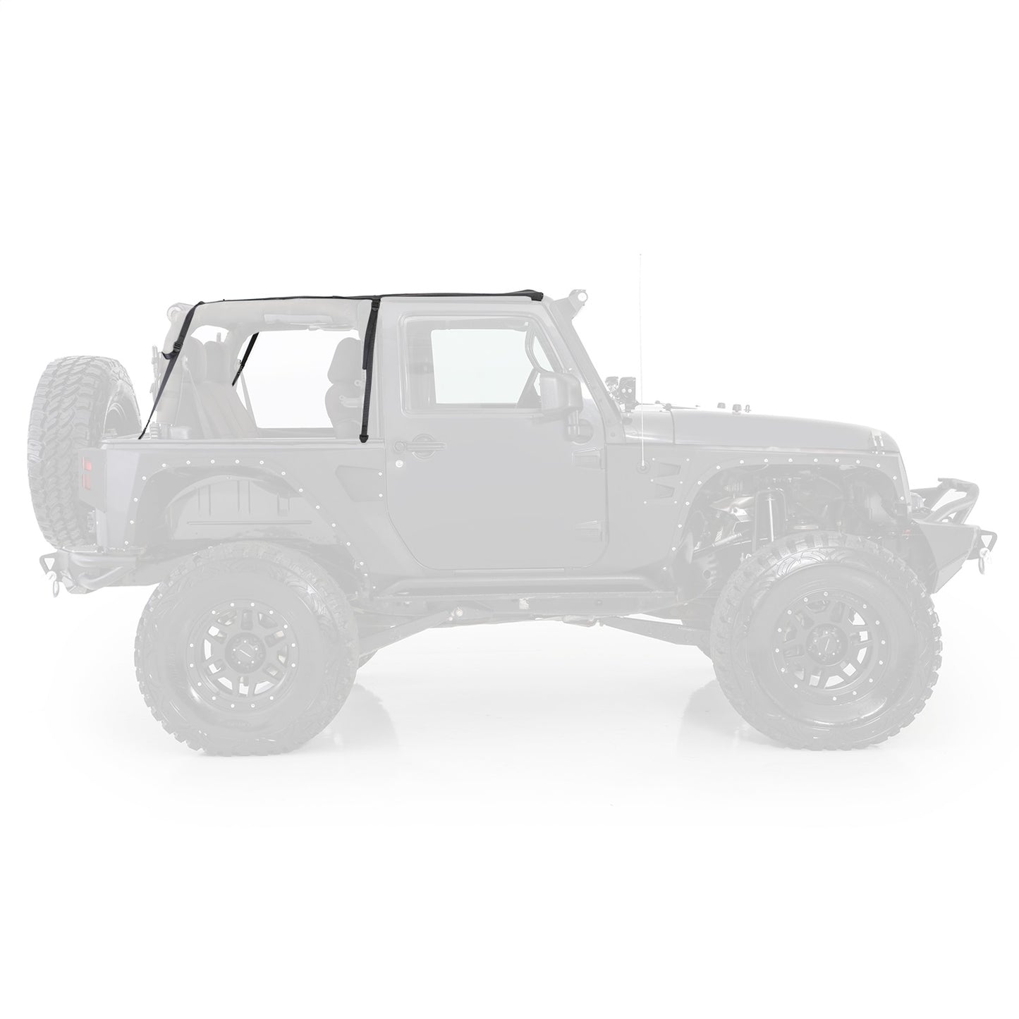 SMITTYBILT | Extended Top Black Diamond 10-18 Wrangler JK 2 Door Smittybilt |94235