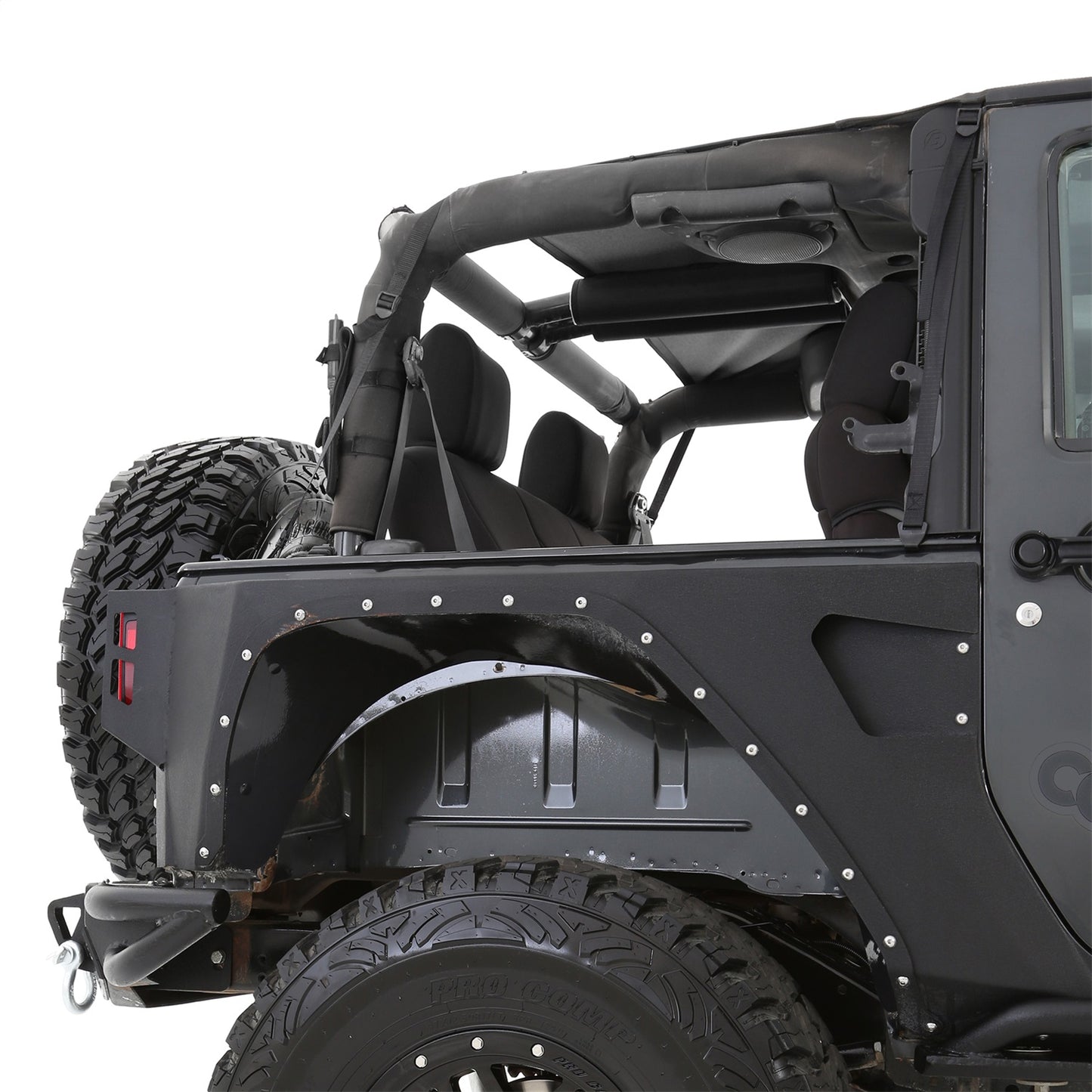 SMITTYBILT | Extended Top Black Diamond 10-18 Wrangler JK 2 Door Smittybilt |94235