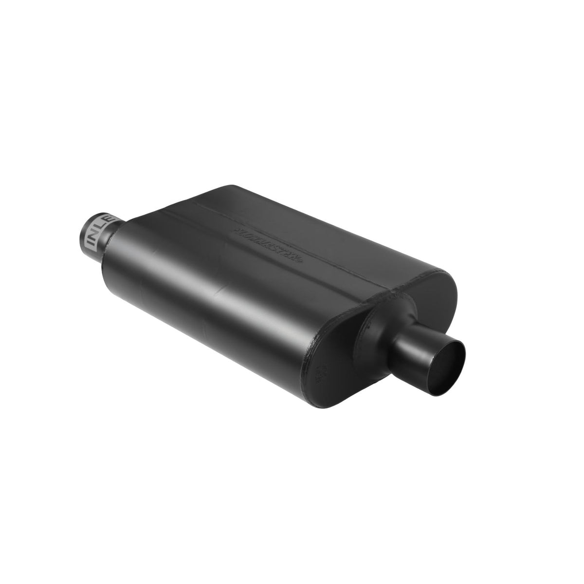 FLOWMASTER 40 Series Delta Flow Chambered Muffler 40 Delta Flow 2.25 Offset In 2.25 Center Out Aggressive Sound