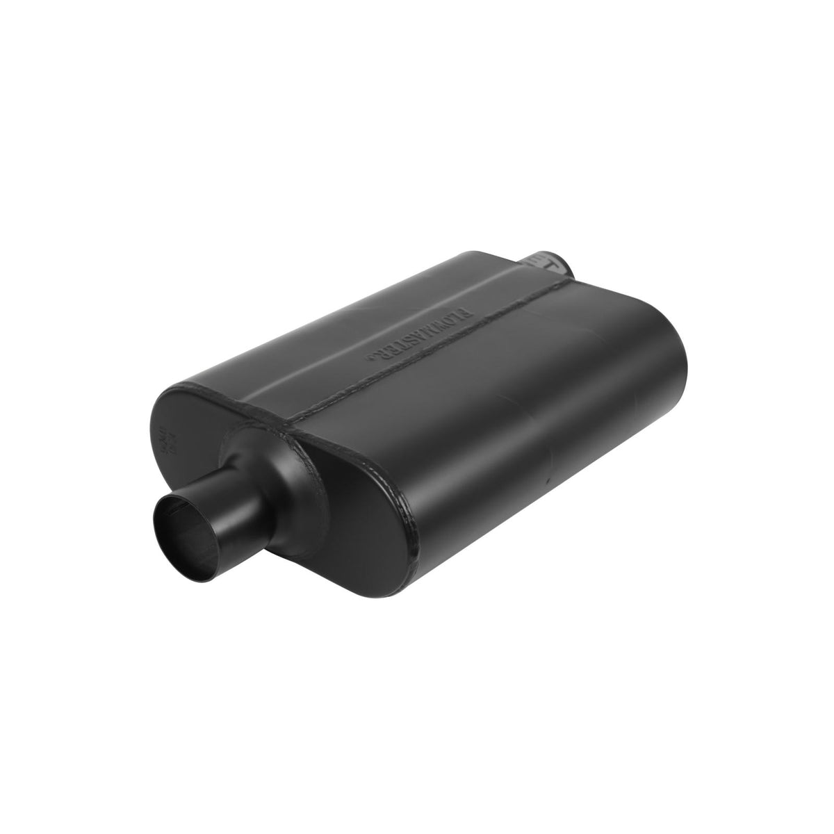 FLOWMASTER 40 Series Delta Flow Chambered Muffler 40 Delta Flow 2.25 Offset In 2.25 Center Out Aggressive Sound