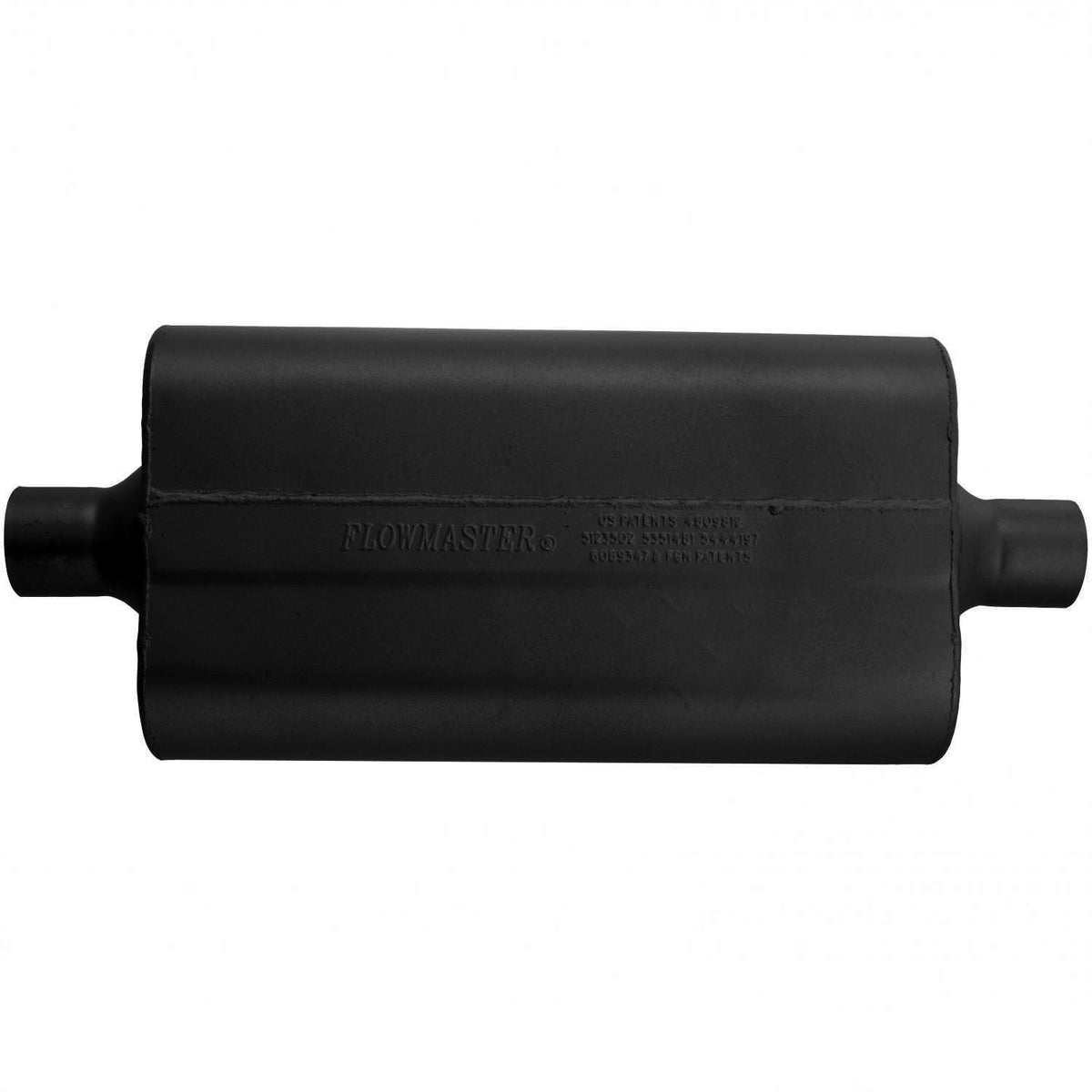 FLOWMASTER 50 Series Delta Flow Chambered Muffler 50 Delta Flow 2.25 Center In 2.25 Center Out Moderate Sound