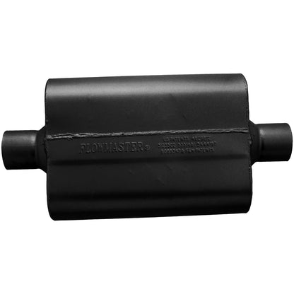 FLOWMASTER 40 Series Delta Flow Chambered Muffler 40 Delta Flow 2.50 Center In 2.50 Center Out Aggressive Sound