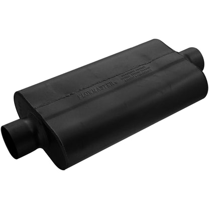 FLOWMASTER 50 Series Delta Flow Chambered Muffler 50 Delta Flow 3.00 Center In 3.00 Center Out Moderate Sound