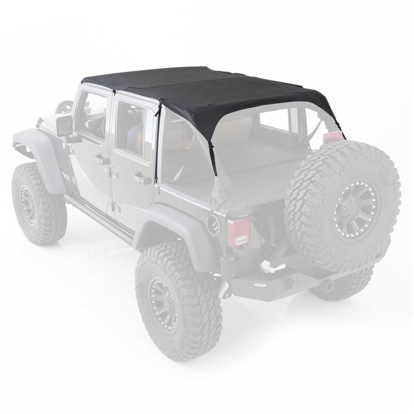SMITTYBILT | Extended Top Black Diamond 10-18 Wrangler JK 4 Door Smittybilt |94635