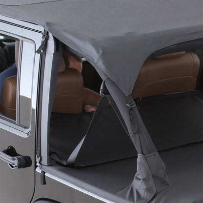 SMITTYBILT | Extended Top Black Diamond 10-18 Wrangler JK 4 Door Smittybilt |94635
