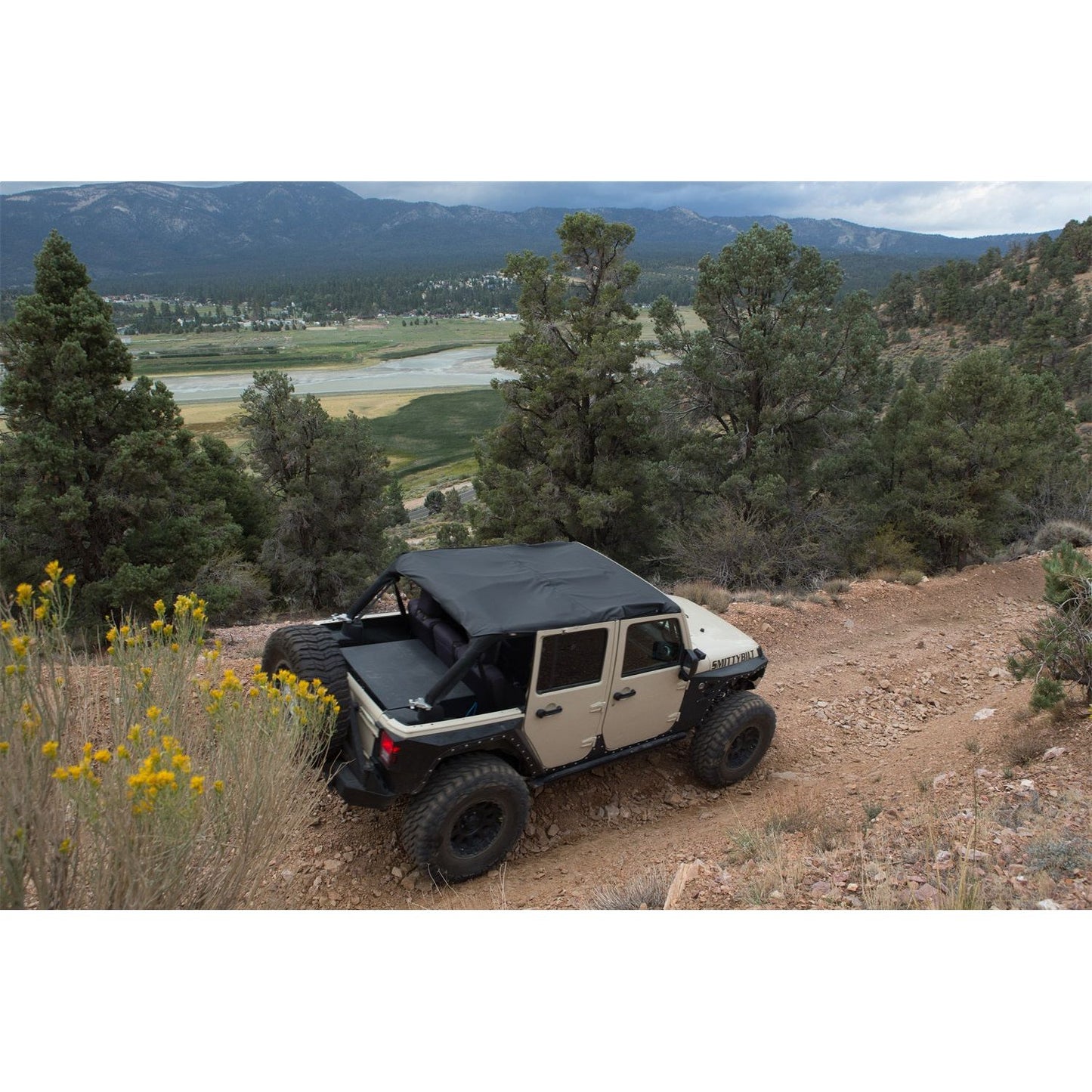 SMITTYBILT | Extended Top Black Diamond 10-18 Wrangler JK 4 Door Smittybilt |94635