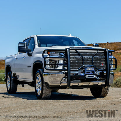 Westin HDX Winch Mount Grille Guard 2020-2024 Chevy Silverado 2500/3500