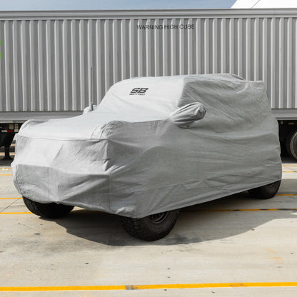 Full Car Cover w/ Storage Bag, Lock & Cable – Gray (21+ Bronco 2DR) view 1