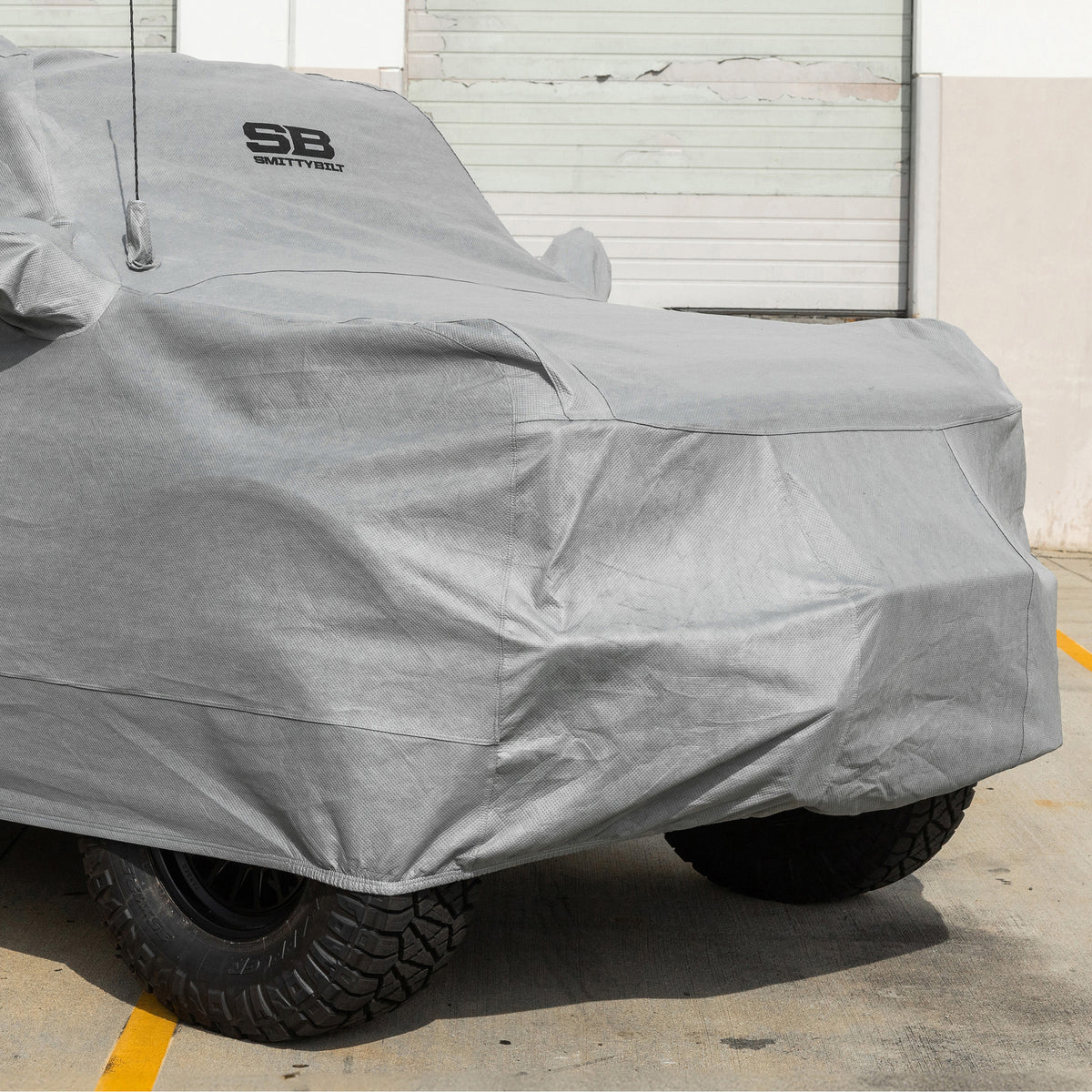 Full Car Cover w/ Storage Bag, Lock & Cable – Gray (21+ Bronco 4DR) view 3