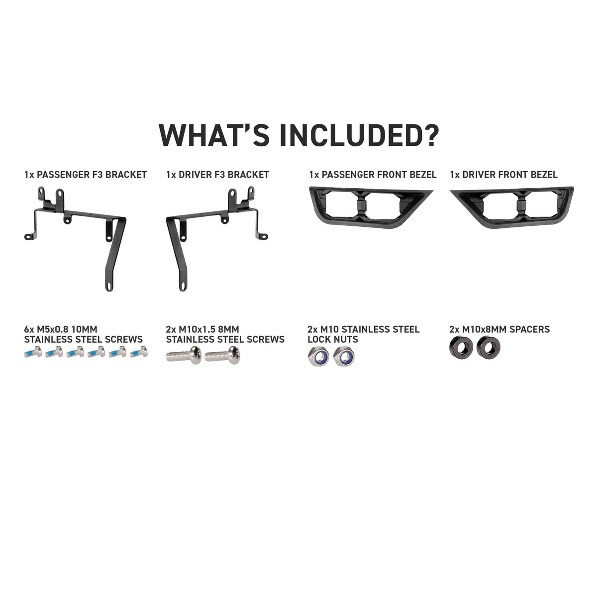 Morimoto 4Banger Fog Brackets: 21-23 Ford F-150 (Set)