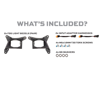 Morimoto 4Banger Fog Brackets: 19-21 Silverado 1500 / 21-23 HD (Set)