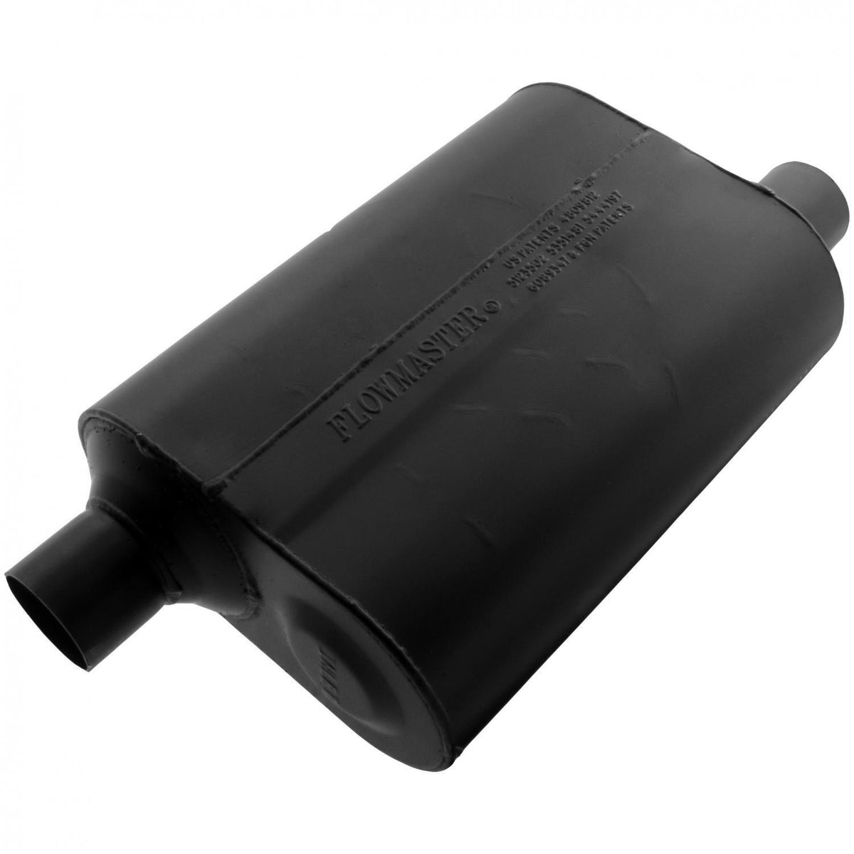 FLOWMASTER Super 40 Series Chambered Muffler Super 40 2.25 Offset In 2.25 Offset Out Aggressive Sound