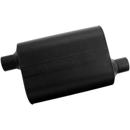 FLOWMASTER Super 40 Series Chambered Muffler Super 40 2.25 Offset In 2.25 Offset Out Aggressive Sound