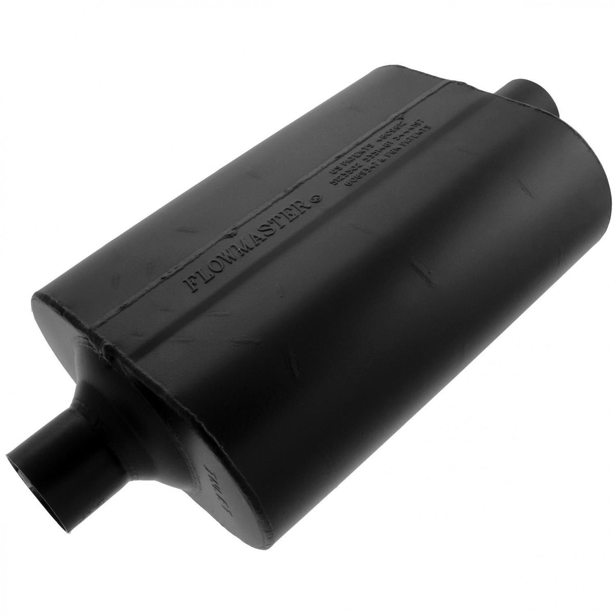 FLOWMASTER 60 Series Delta Flow Chambered Muffler 60 Delta Flow 2.25 Center In 2.25 Center Out Moderate Sound