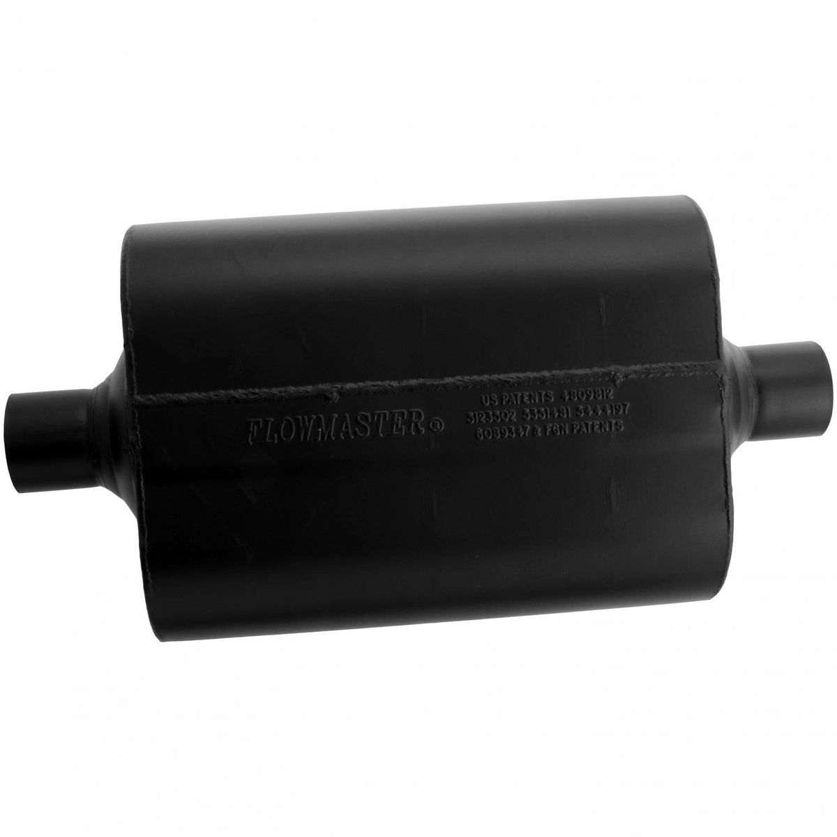 FLOWMASTER 60 Series Delta Flow Chambered Muffler 60 Delta Flow 2.25 Center In 2.25 Center Out Moderate Sound