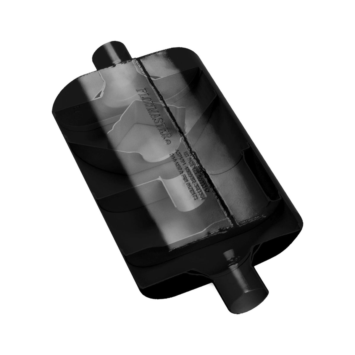 FLOWMASTER 60 Series Delta Flow Chambered Muffler 60 Delta Flow 2.25 Center In 2.25 Center Out Moderate Sound