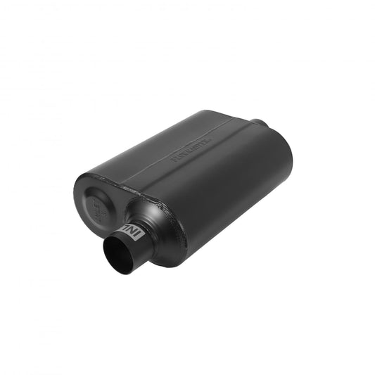 FLOWMASTER Super 40 Series Chambered Muffler Super 40 2.50 Offset In 2.50 Center Out Aggressive Sound