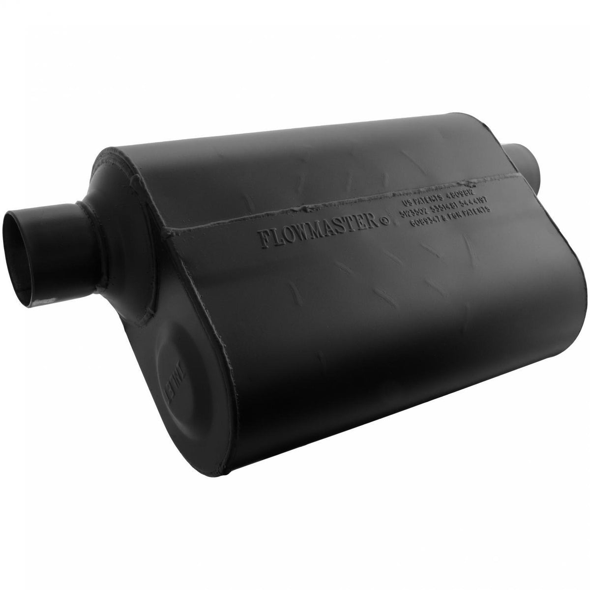 FLOWMASTER Super 40 Series Chambered Muffler Super 40 2.50 Offset In 2.50 Same Side Out Aggressive Sound