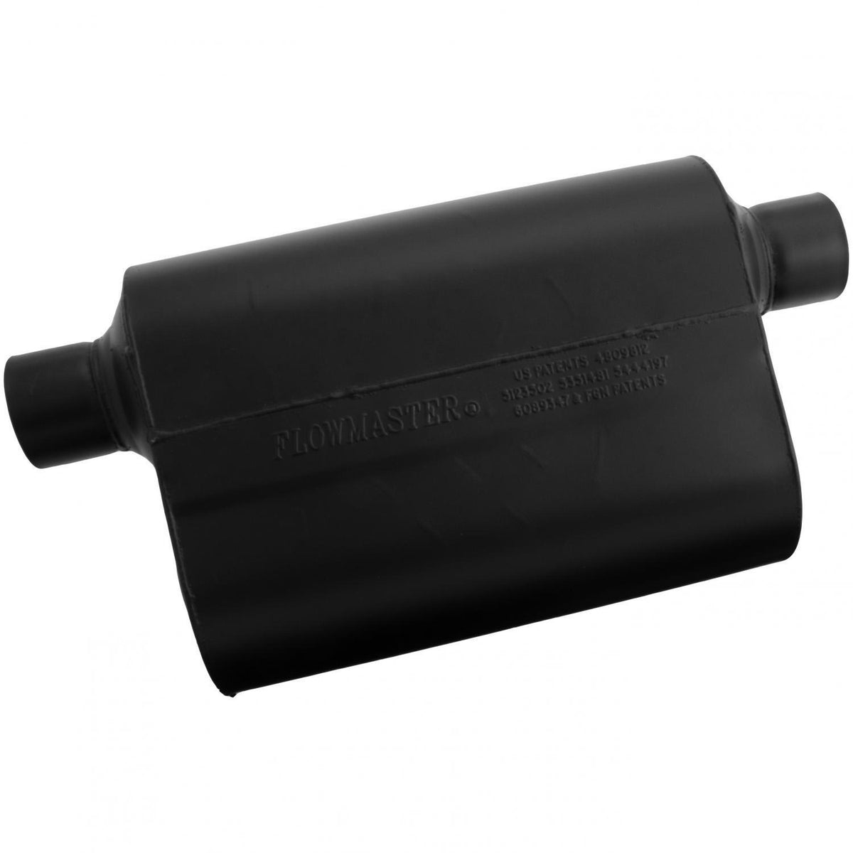 FLOWMASTER Super 40 Series Chambered Muffler Super 40 2.50 Offset In 2.50 Same Side Out Aggressive Sound