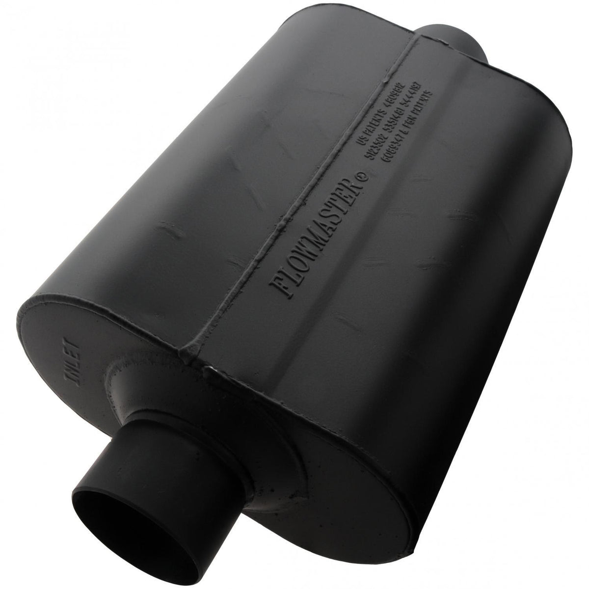 FLOWMASTER Super 40 Series Chambered Muffler Super 40 3.00 Center In 3.00 Center Out Aggressive Sound