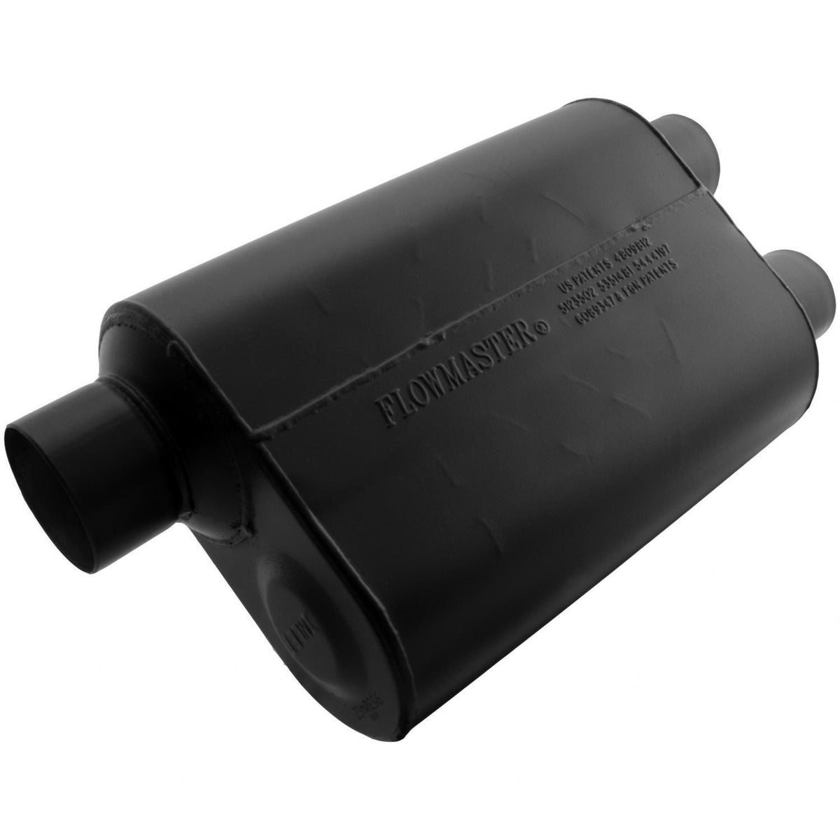 FLOWMASTER Super 40 Series Chambered Muffler Super 40 3.00 Offset In 2.50 Dual Out Aggressive Sound