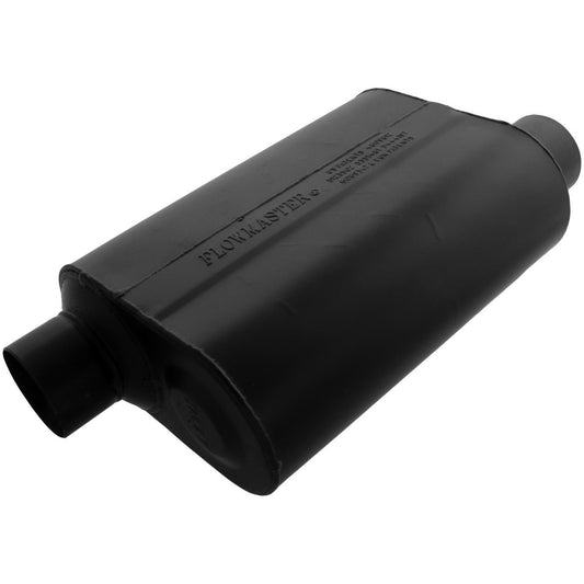 FLOWMASTER Super 40 Series Chambered Muffler Super 40 3.00 Offset In 3.00 Offset Out Aggressive Sound