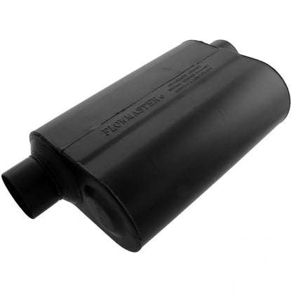 FLOWMASTER Super 40 Series Chambered Muffler Super 40 3.00 Offset In 3.00 Same Side Out Aggressive Sound