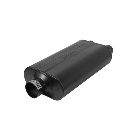 FLOWMASTER 50 Series Hd Chambered Muffler 50 H.D 3.00 Center In 2.50 Dual Out Moderate Sound