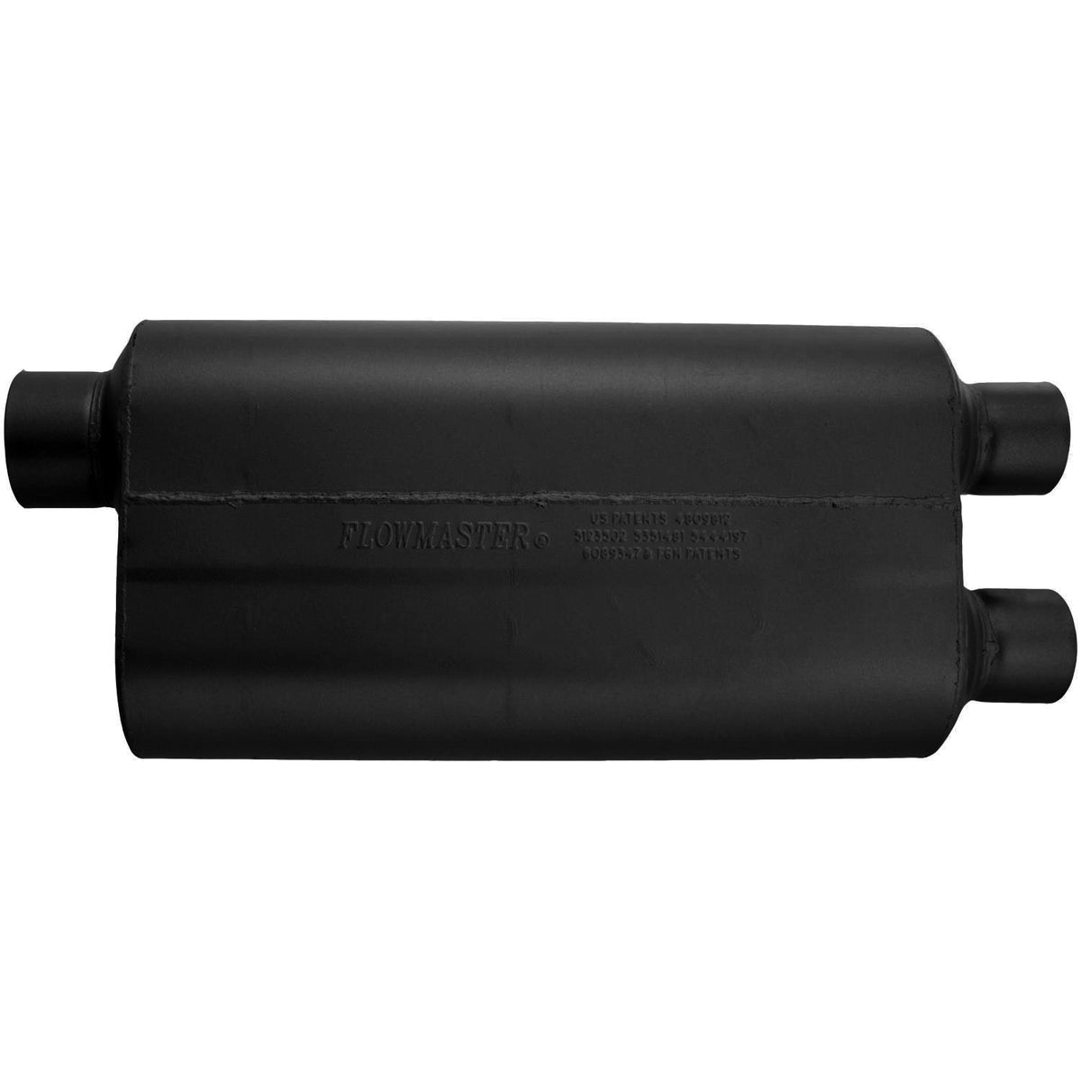 FLOWMASTER 50 Series Hd Chambered Muffler 50 H.D 3.00 Offset In 2.50 Dual Out Moderate Sound