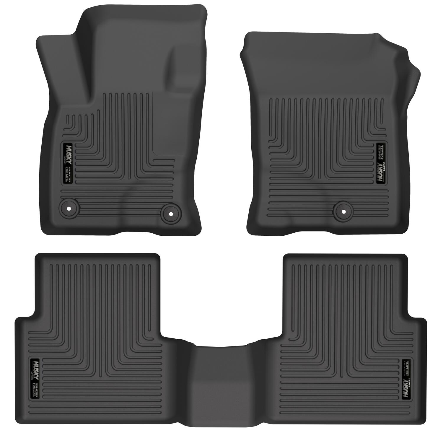 Husky Liners | Weatherbeater Front & 2nd Seat Floor Liners For 2021-2024 Bronco Sport Husky Liners | 95341