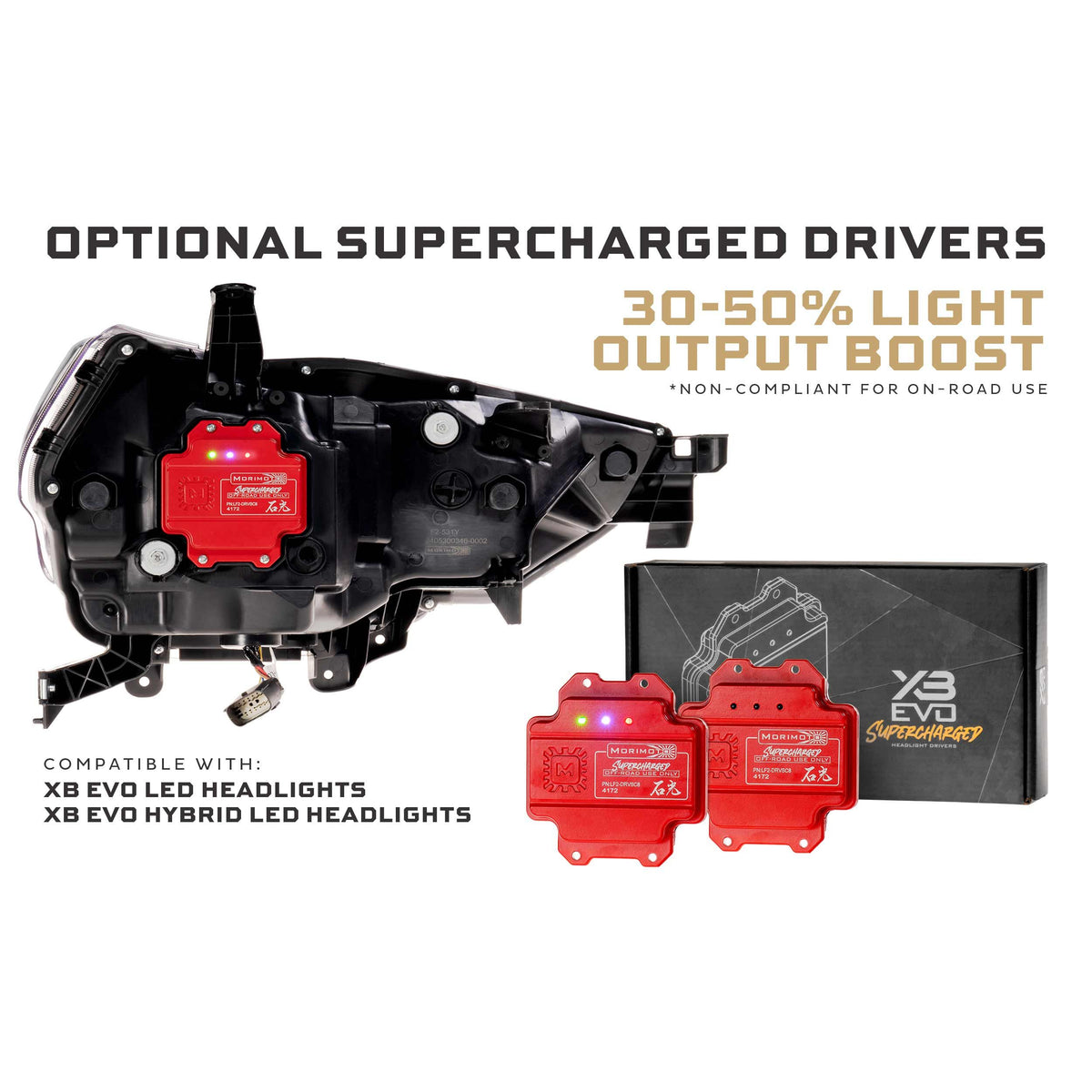 Morimoto XB Evo Hybrid Headlights: Toyota 4Runner (14-24 / Set) product image 2