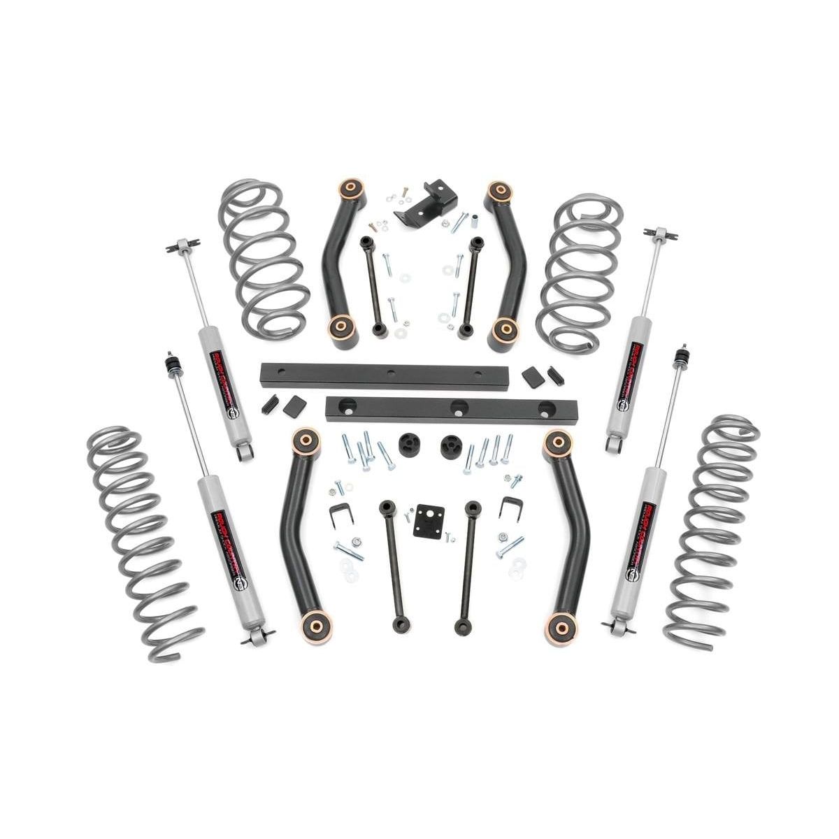 ROUGH COUNTRY 4 Inch Lift Kit | Jeep Wrangler TJ 4WD (1997-2002) | 90630