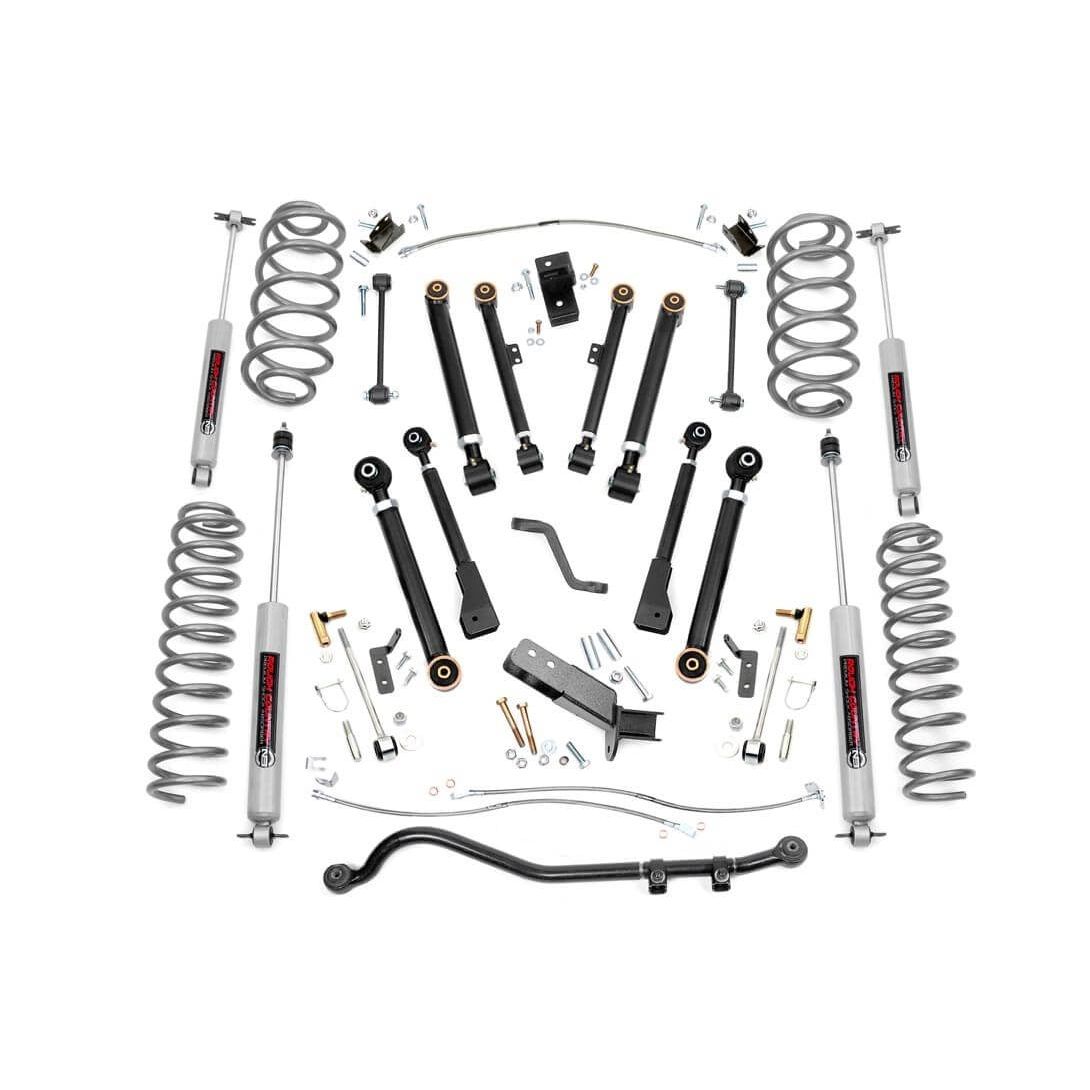 ROUGH COUNTRY 4 Inch Lift Kit | X-Series | Jeep Wrangler TJ (97-06)/Wrangler Unlimited (04-06)  | 66130