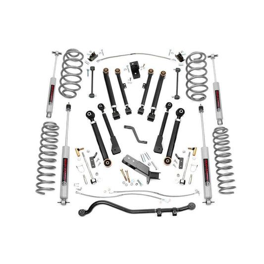 ROUGH COUNTRY 4 Inch Lift Kit | X-Series | Jeep Wrangler TJ (97-06)/Wrangler Unlimited (04-06)  | 66130