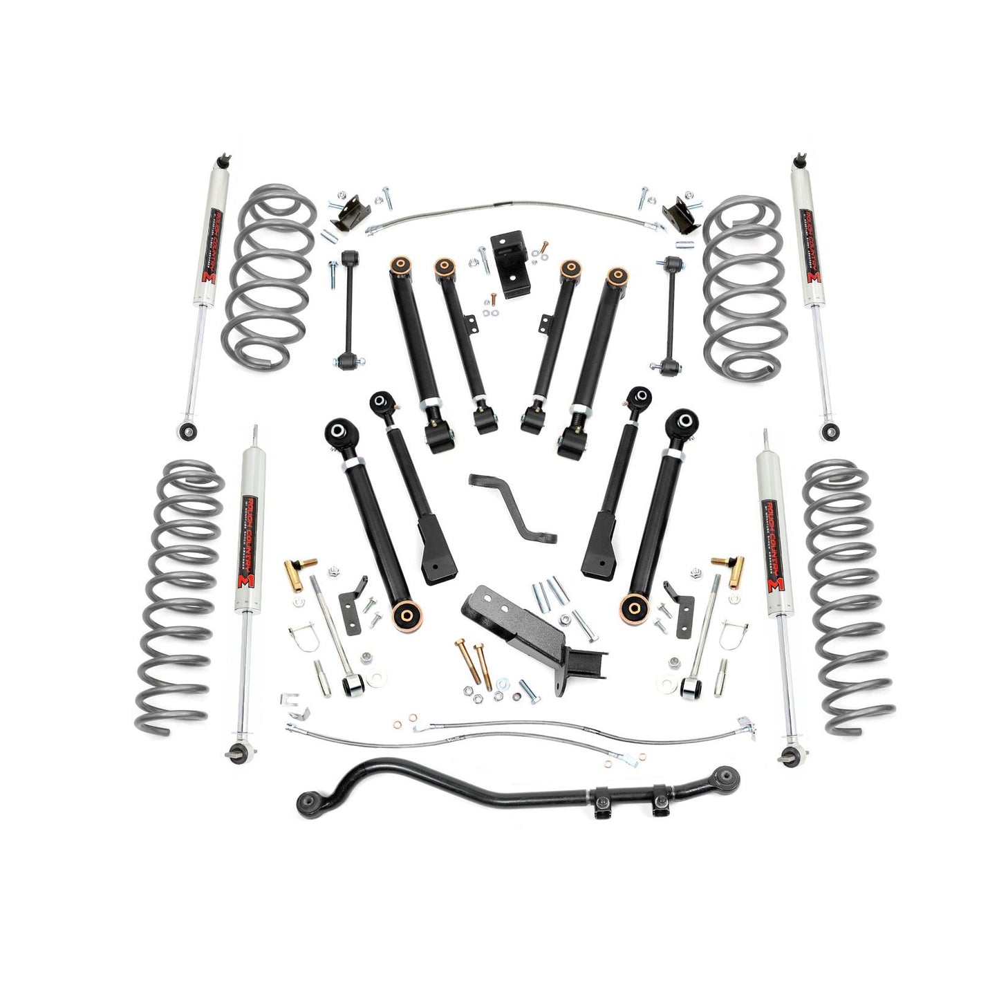 ROUGH COUNTRY 4 Inch Lift Kit | X-Series | M1 | Jeep Wrangler TJ (97-06)/Wrangler Unlimited (04-06)  | 66140