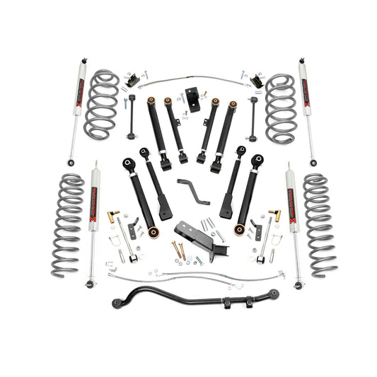 ROUGH COUNTRY 4 Inch Lift Kit | X-Series | M1 | Jeep Wrangler TJ (97-06)/Wrangler Unlimited (04-06)  | 66140