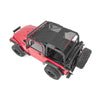 ROUGH COUNTRY | Mesh Bikini Top Plus  Black  Jeep Wrangler TJ (97-06)/Wrangler YJ (92-95)  | 85106