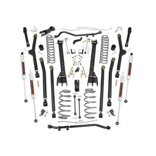 ROUGH COUNTRY 4 Inch Lift Kit | Long Arm | M1 | Jeep Wrangler TJ 4WD (1997-2006) | 66340