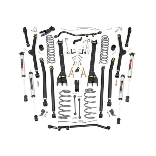 ROUGH COUNTRY 4 Inch Lift Kit | Long Arm | V2 | Jeep Wrangler TJ 4WD (1997-2006) | 66370