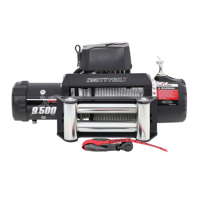 SMITTYBILT | XRC Fairlead 4-Way Roller Rated Line Pull 9,500Lbs 4,309kgs Single-line Remote Control Winch Gen2  Smittybilt |97495
