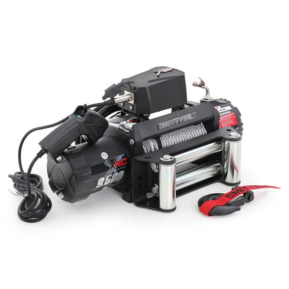 SMITTYBILT | XRC Fairlead 4-Way Roller Rated Line Pull 9,500Lbs 4,309kgs Single-line Remote Control Winch Gen2  Smittybilt |97495