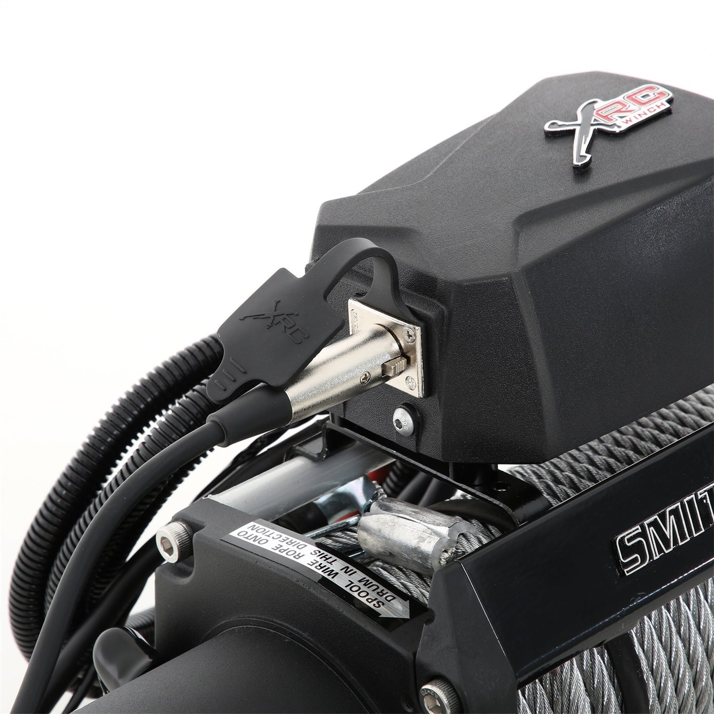 SMITTYBILT | XRC Fairlead 4-Way Roller Rated Line Pull 9,500Lbs 4,309kgs Single-line Remote Control Winch Gen2  Smittybilt |97495