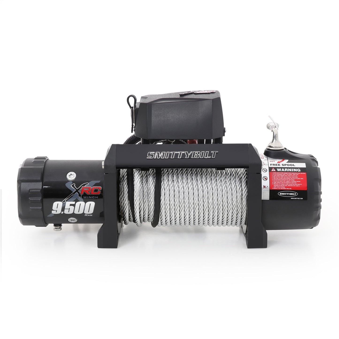 SMITTYBILT | XRC Fairlead 4-Way Roller Rated Line Pull 9,500Lbs 4,309kgs Single-line Remote Control Winch Gen2  Smittybilt |97495